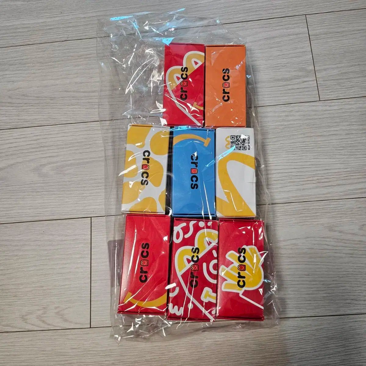 8 種 マクドナルド ハッピーミール Crocs クロックス キーリング キーチェーン