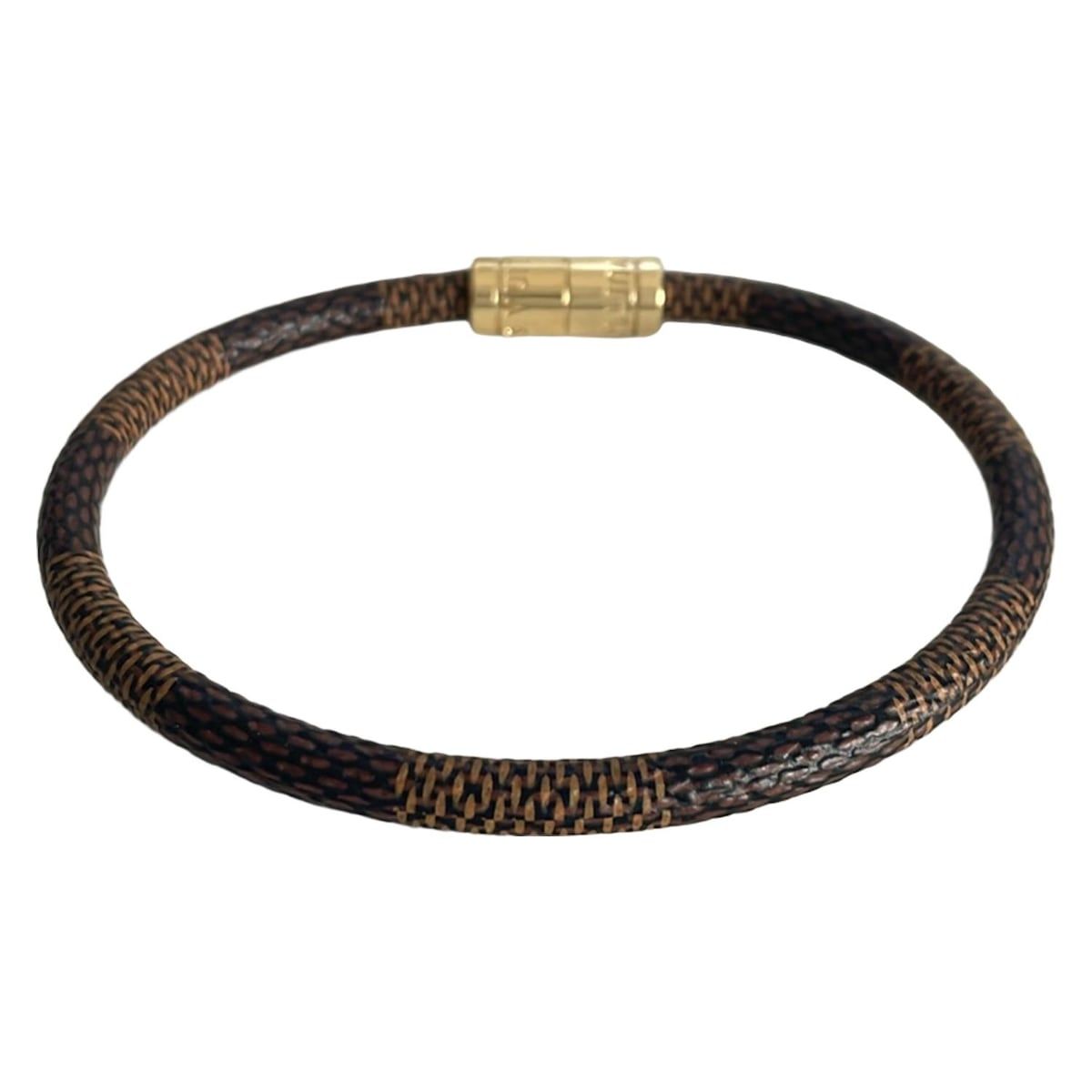 LOUIS VUITTON ルイヴィトン ブレスレット ダミエ 21 ブラスレキープイット M6608D エベヌ