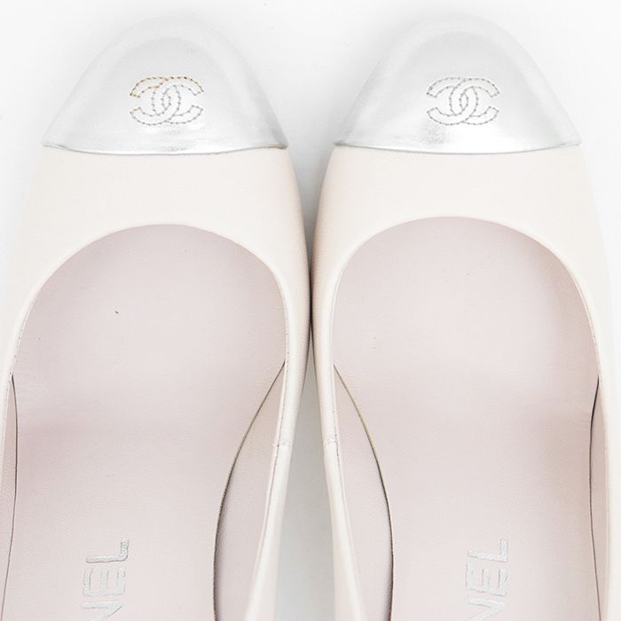 極美品】CHANEL シャネル パンプス G28289 シグネチャー ロゴ COCO