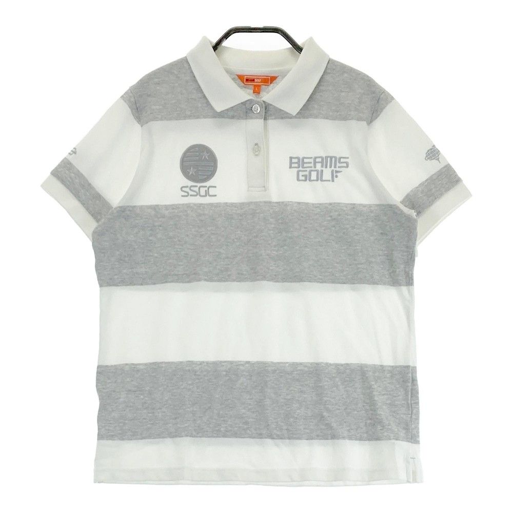 BEAMS GOLF ビームスゴルフ 半袖ポロシャツ グレー系 L [240101317346