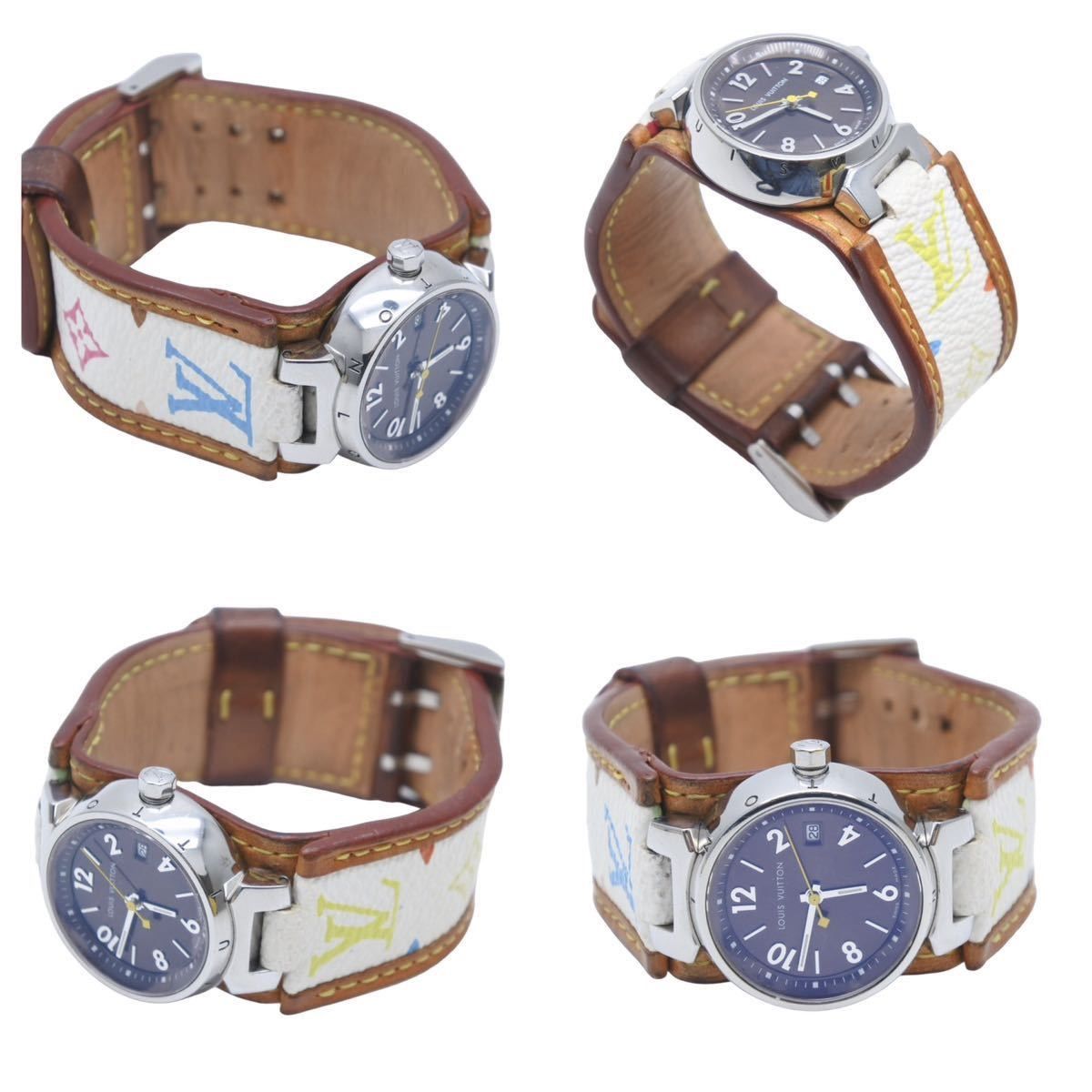 LOUIS VUITTON ルイ・ヴィトン 腕時計 タンブール マルチカラー