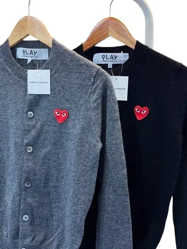 わずか10日 COMME des GARCONS カーディガン グレー ブラック 数量