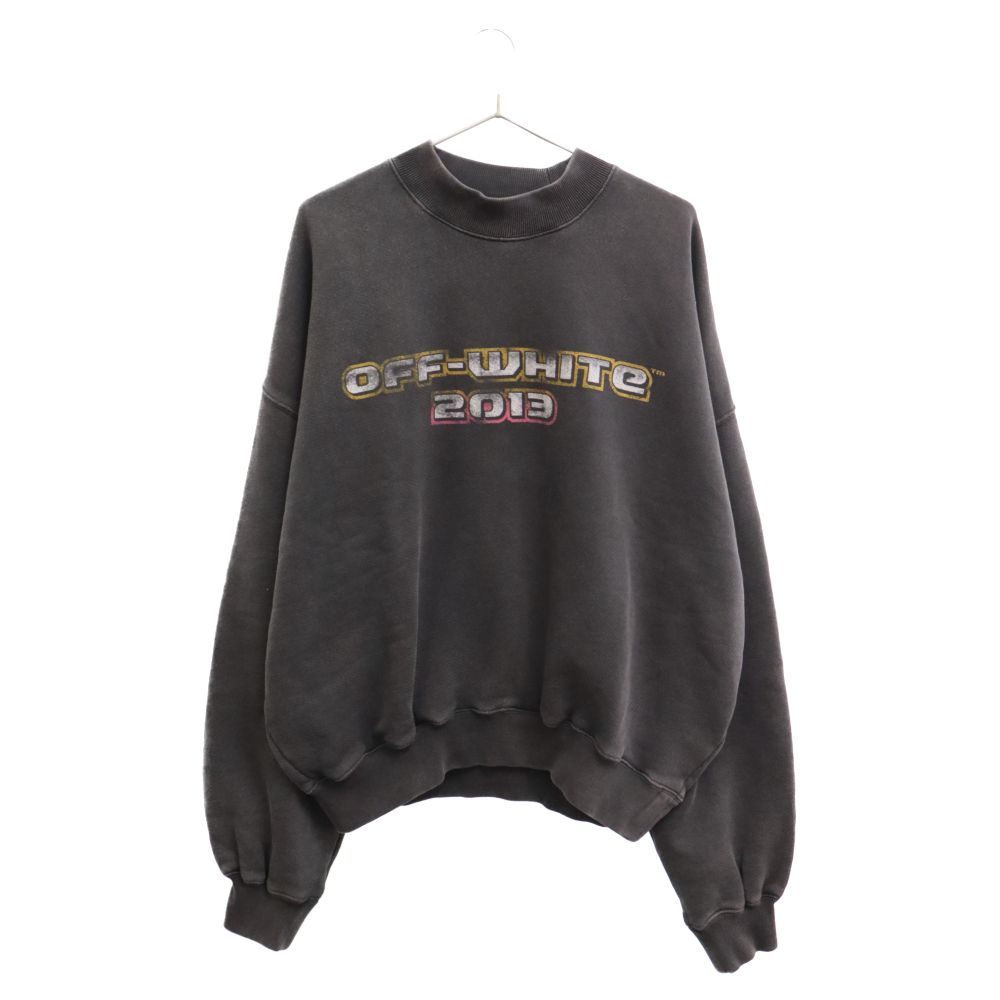 OFF-WHITE (オフホワイト) 23AW Logo Printed Crewneck Sweatshirt 