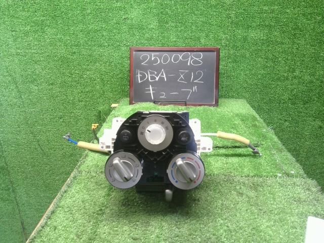 キューブ DBA-Z12 エアコンスイッチパネル マニュアルACパネル 27510-1FU1A 自社品番250098
