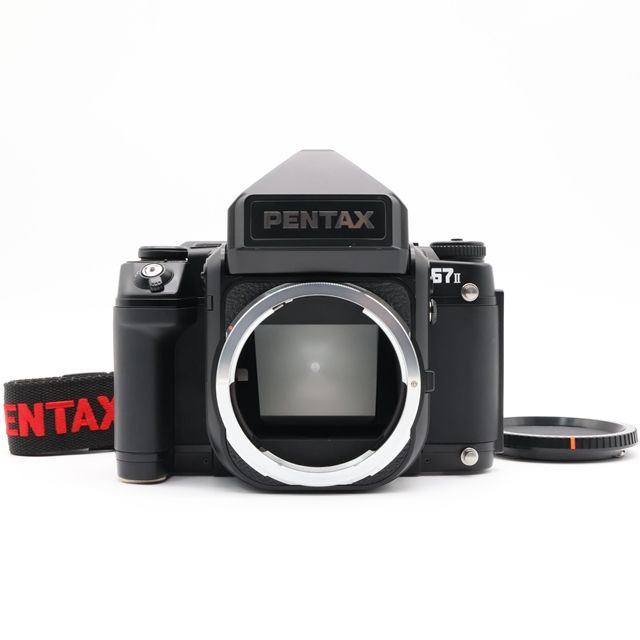 ほぼ PENTAX 67II ボディ AEファインダー付 中判フィルムカメラ ペンタックス