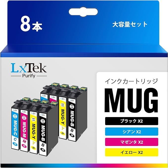 EPSON エプソン 互換インク MUG-4CL 黒４個 EW-052A - その他