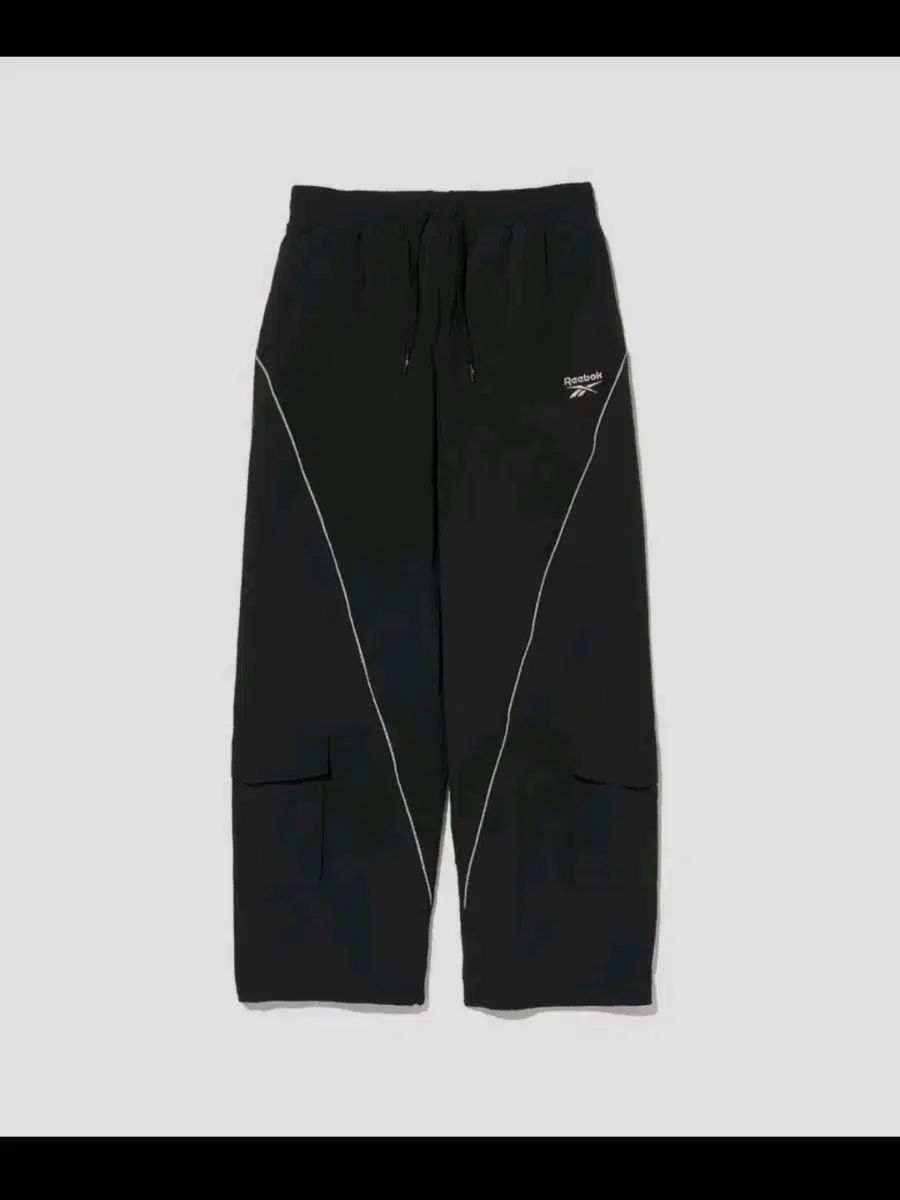 Reebok リーボック 2WAY 黒 カーゴパンツ S タグ O