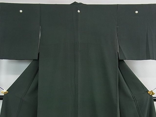 平和屋本店○極上 二代目・由水十久 本加賀友禅 色留袖 二人大黒 錆