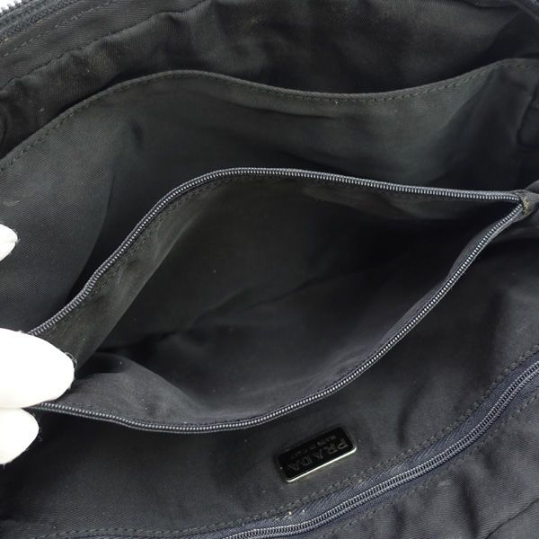 PRADA / プラダ □ポーチ 小物入れ ナイロン ブラック ブランド【中古  