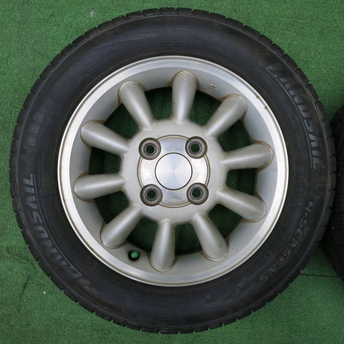 【送料無料!!】スズキ純正ラパンタイヤホイール4本セット13インチ ラパン アルミホイール（13インチ）シルバー スズキ純正部品 パーツ