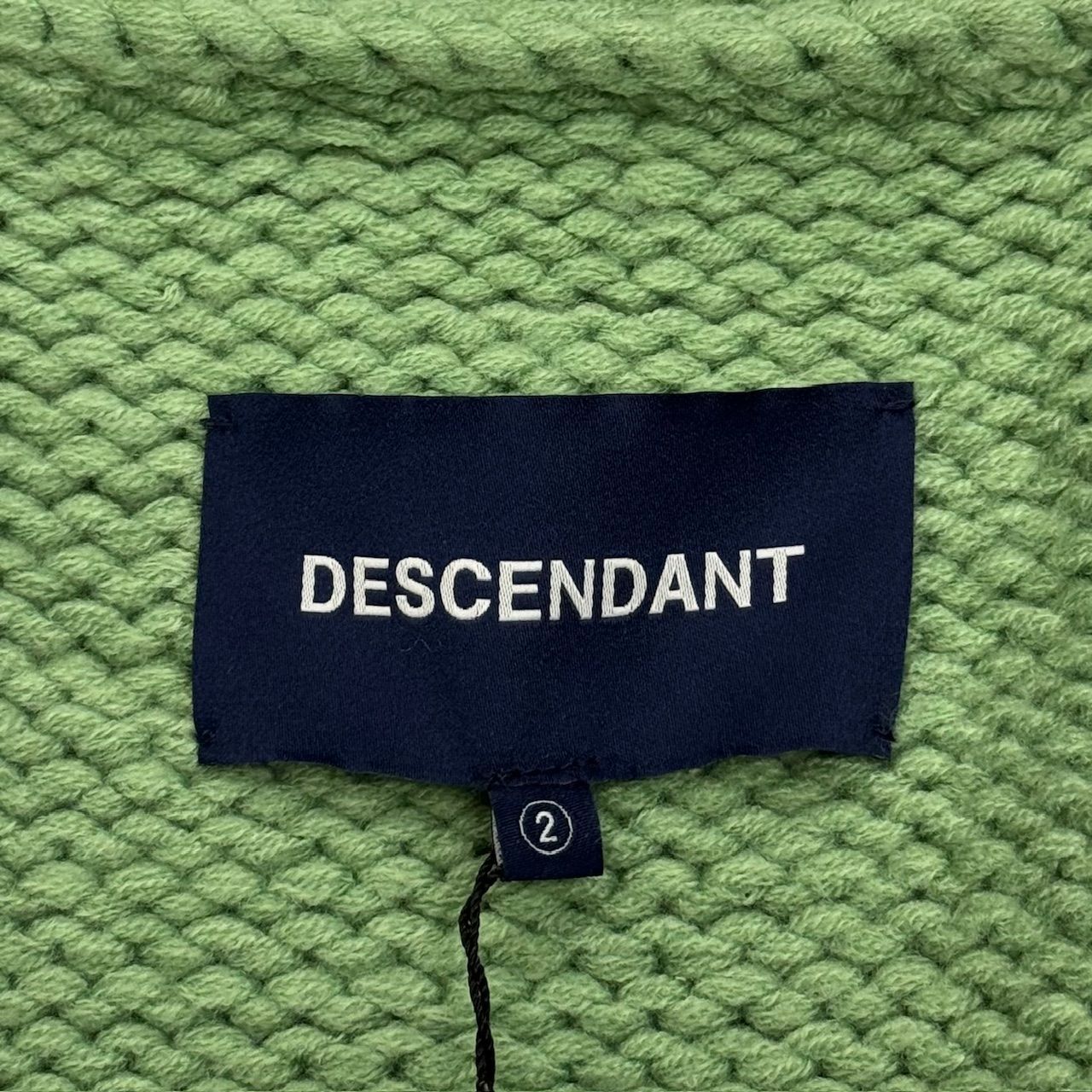 参考上代41800円 未使用品 DESCENDANT 24AW DAWN COWICHAN SWEATER 