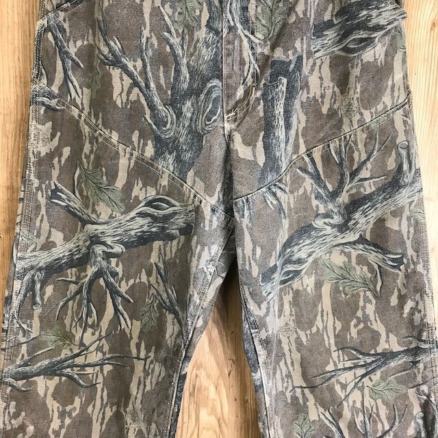 レアモデル 90s VINTAGE Carhartt リアルツリーカモ柄 ダブルニー