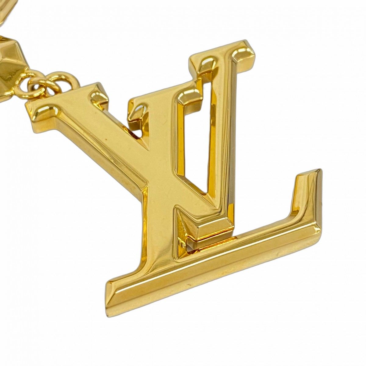 [専用]ルイ・ヴィトンポルト クレ・LV ファセット M65216 キーホルダー ルイヴィトンポルトクレ LV ファセット キーリング ゴールド金具