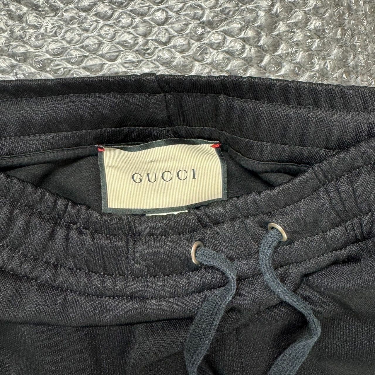 GUCCi グッチ テクニカルジャージパンツ ラインパンツ Sサイズ 中古