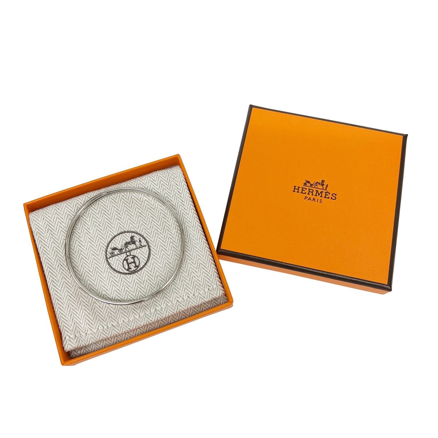 HERMES エルメス エナメル ブレスレット バングル 鐙の幻想