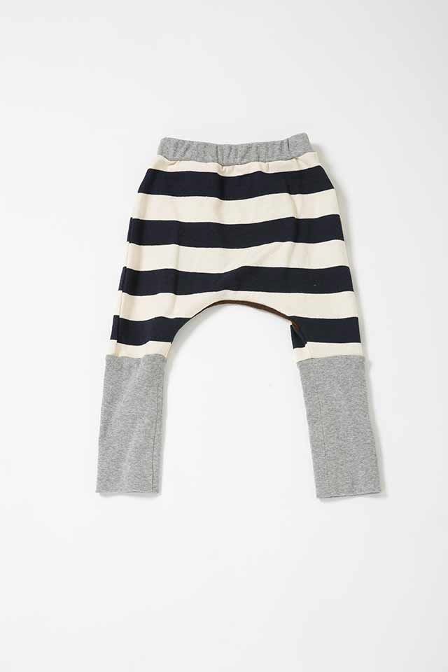 De Nachos/ボーダーカエルパンツ ズボン 新品子供服100 男の子 女の子