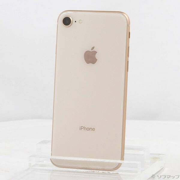 〔中古品〕 iPhone8 64GB ゴールド MQ7A2J／A SIMフリー【262】