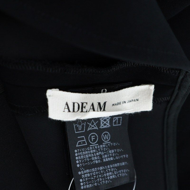 adeam アディアム ノースリーブ トップス サイズ表記0 アディアム ADEAM Yukata Top 2way カットソー ノースリーブ
