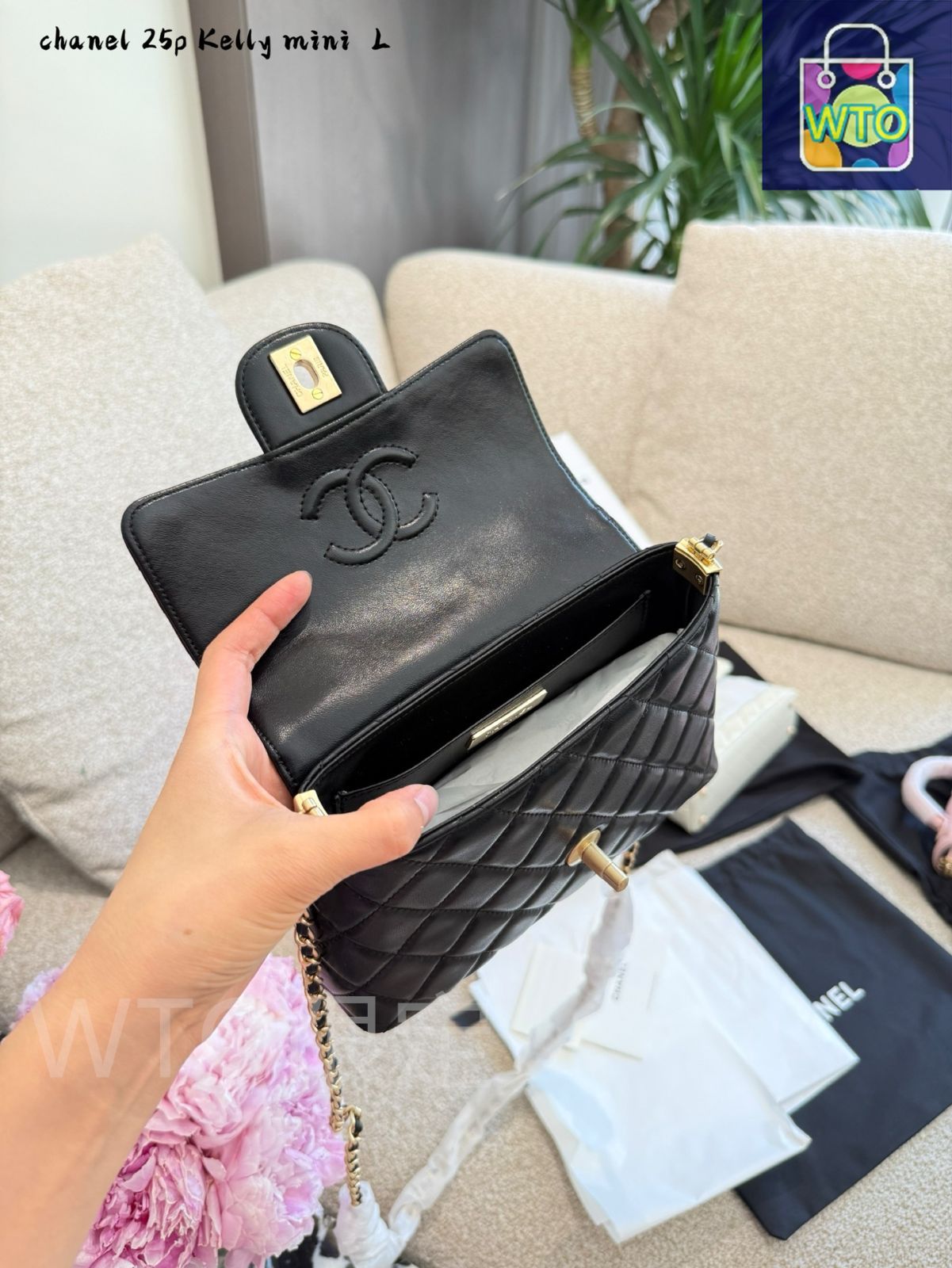 【大人気で入手困難♪】CHANEL★ケリーバッグ 今日特価】Chanel シャネル 25P シリーズ ケリーバッグ 柔らかい
