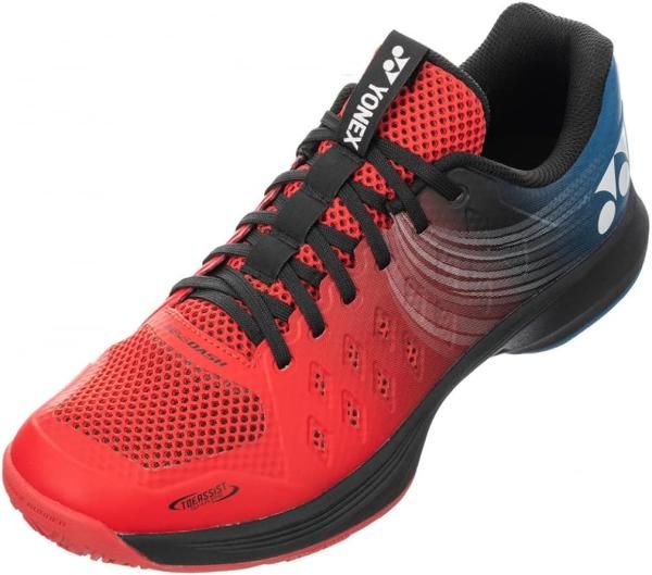 【新品・5営業日で発送】YONEX ヨネックス パワークッションエアラスダッシュ4GC (SHTAD4GC) 色 : レッド／ブラック サイズ : 22.5 