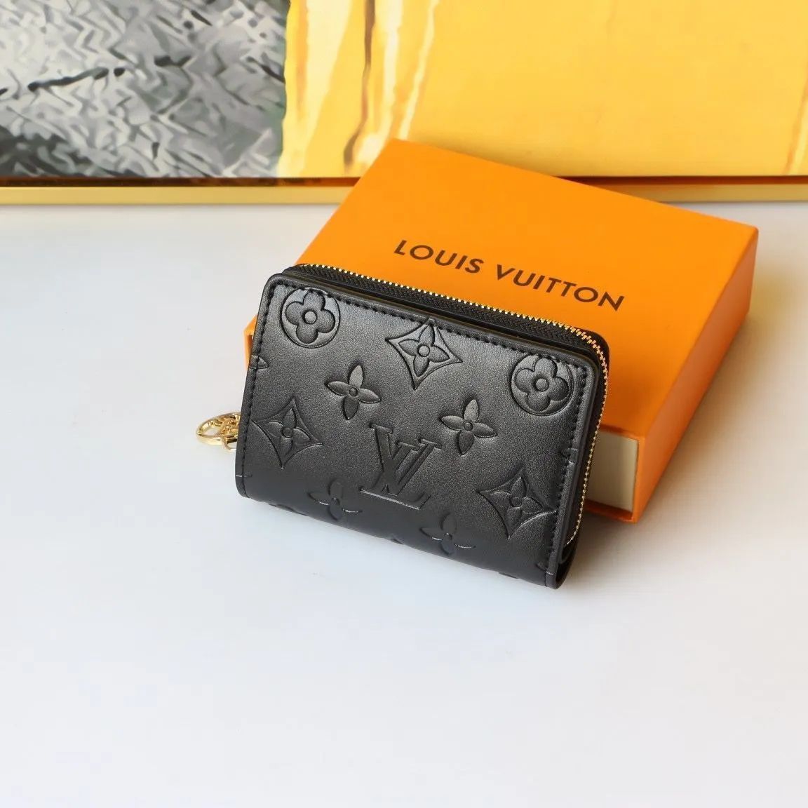 ルイヴィトン LOUIS VUITTON ポルトフォイユ･ルー 財布 黑