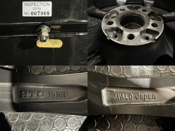 WALD JARRET ヴァルド ジャレット 22インチ 4本 9J/10.5J5HPCD112+38/+