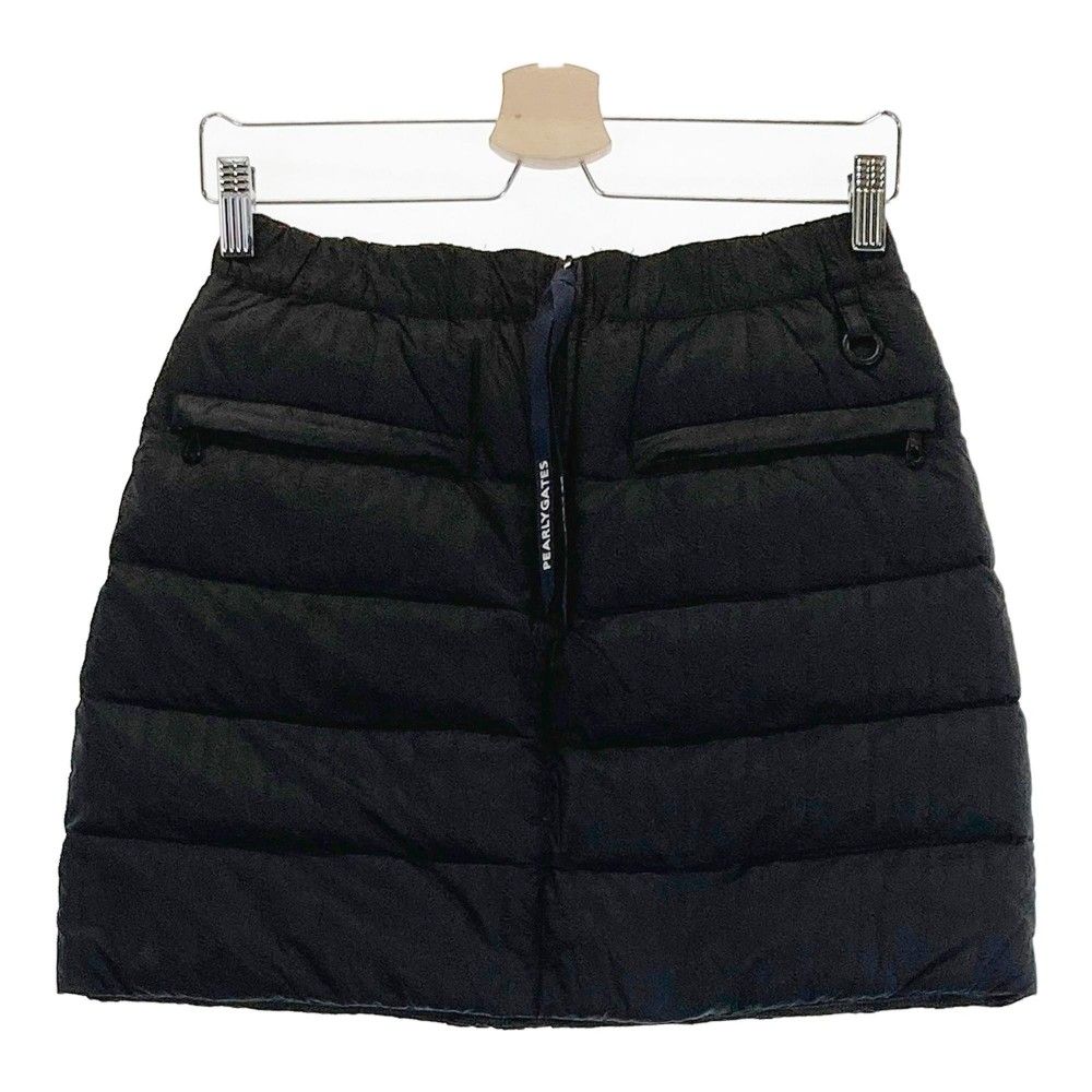 PEARLY GATES パーリーゲイツ ダウンスカート サイズ1 ブラック 黒 パーリーゲイツレディースダウンスカートブラックサイズ00