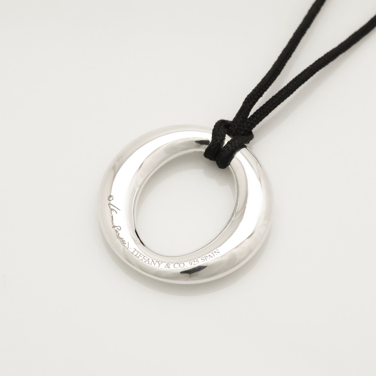 美品】ティファニー TIFFANY&Co. セビアナ シルク コード