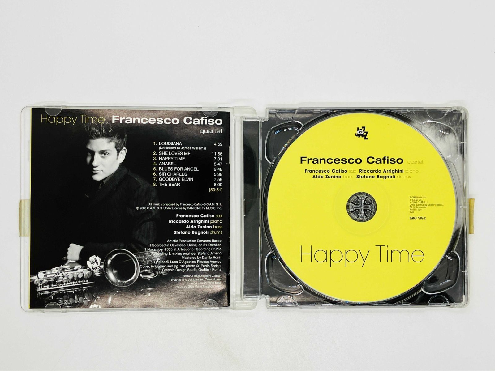 CD Francesco Cafiso / Happy Time / フランチェスコ・カフィーゾ CAMJ 7782-2 F05 - メルカリ
