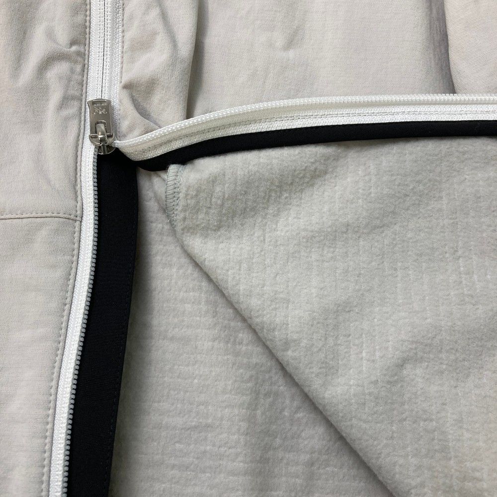 長袖ジップジャケット グレー系