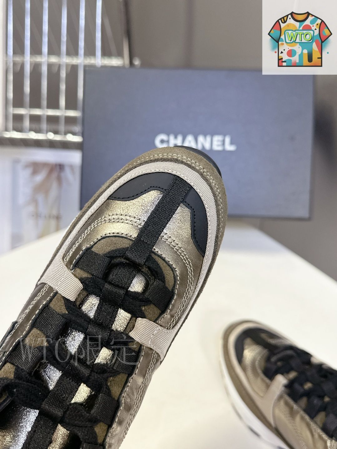【カジュアルでロゴがアクセント♪】CHANEL スニーカー 25A CHANEL シャネル 25A カジュアル スニーカー01 - メルカリ