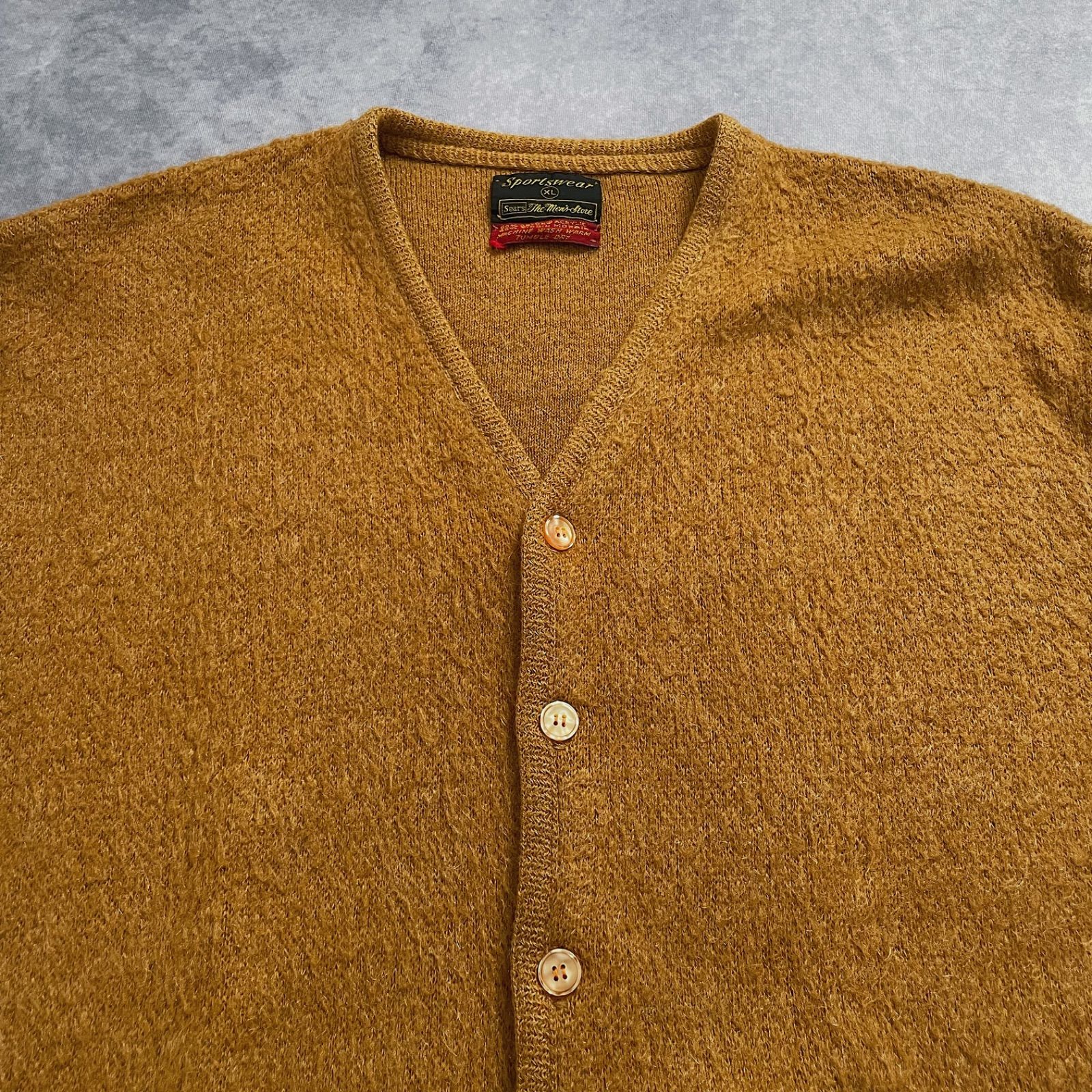 Special 60s Sears Mohair Cardigan XL 60s vintage SEARS mohair