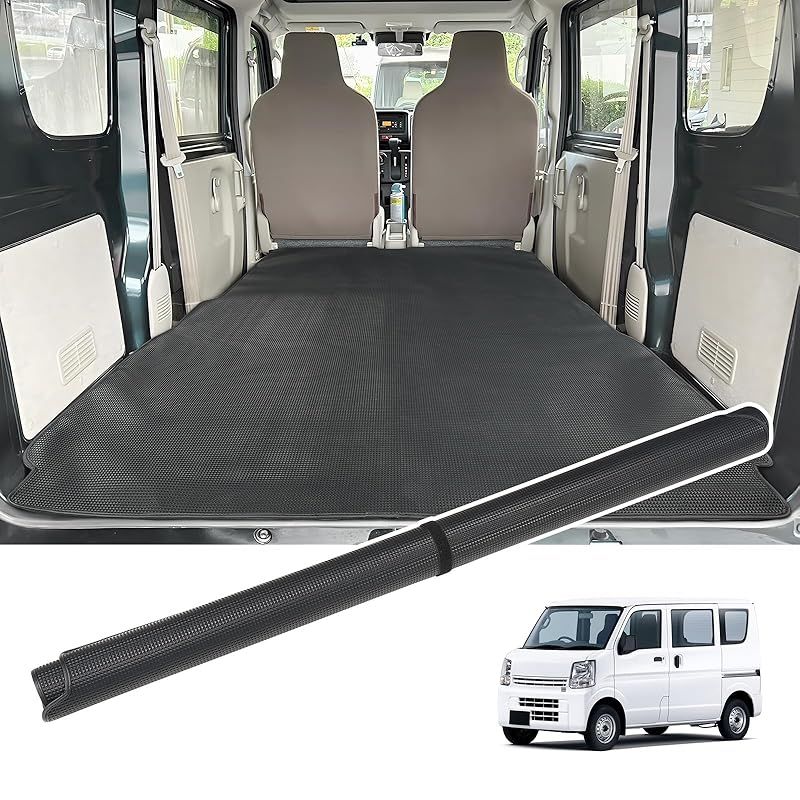 CEMOFE エブリイバン da17v ラゲッジマット 一体型マット 荷室マット 現行型 17系 防水 耐摩擦 耐汚れ 収納便利 スクラムバン DG17V ミニキャブバン DS17V NV100クリッパーバン DR17V適用 0