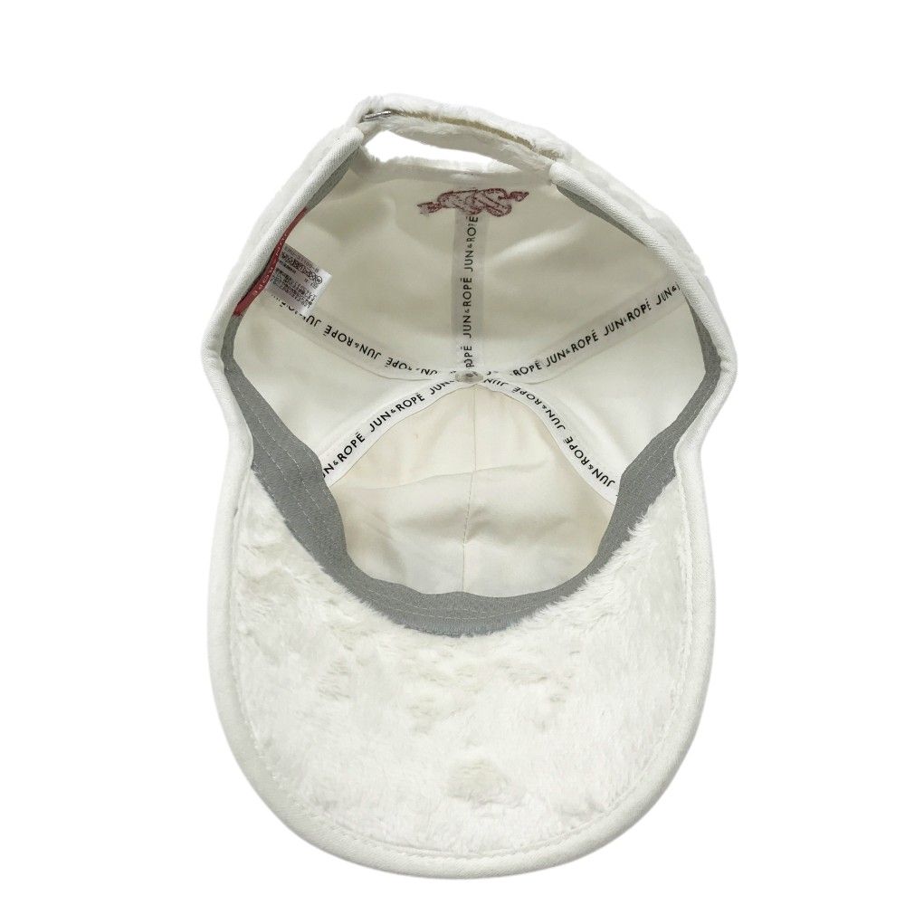 JUN&ROPE ジュン アンド ロペ ボアキャップ ホワイト系 [240101449585