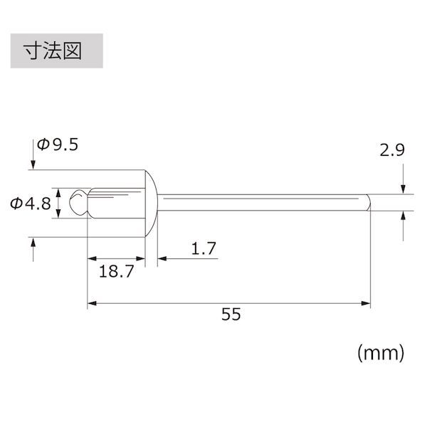 LSS68 ブラインドリベット