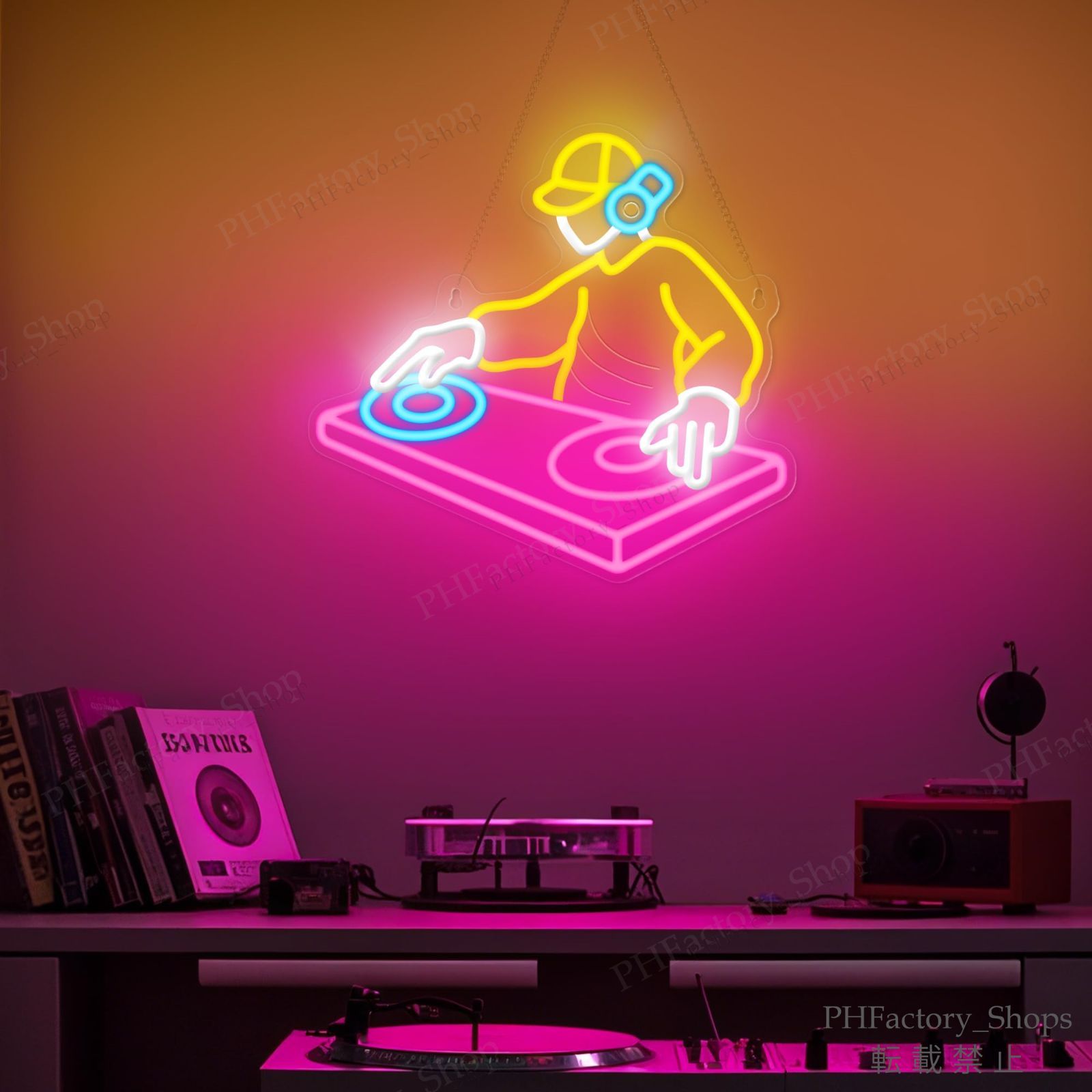 DJルーム装飾ライト USB電源付き