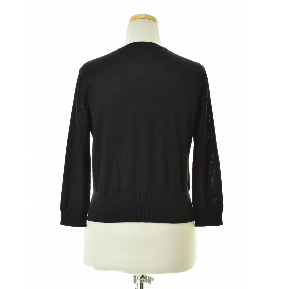 PRADA 125831 S182 1FNN ウールニット七分袖カーディガン