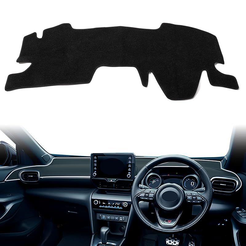 トヨタ ヤリスクロス 10系 15系 専用 ダッシュボードマット (HUD無し) 2020年8月-現行 YARiS CROSS MXPB1 MXPJ1 ダッシュボードカバー 保護マット 内装パーツ ポリエステル 日焼け防止 インテリア アク