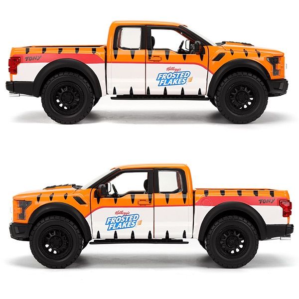 Kellogg's トニー・ザ・タイガー 2017フォードF-150ラプター Jada 1:24 Kellogg's Frosted Flakes Tony the Tiger & 2017