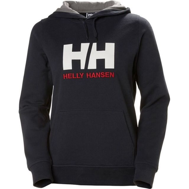 送料無料 ヘリーハンセン レディース パーカー スウェット フーディー アウター HH Logo Hoodie - Women s Navy