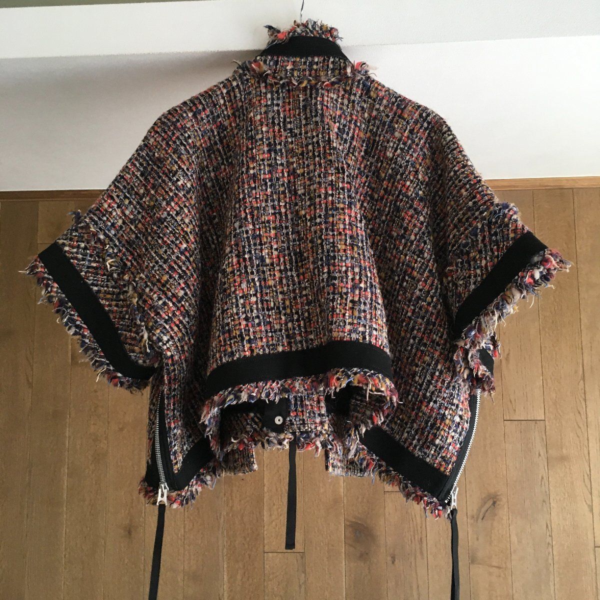 美品 サカイ sacai ツイード ジャケット コート2 21-05734