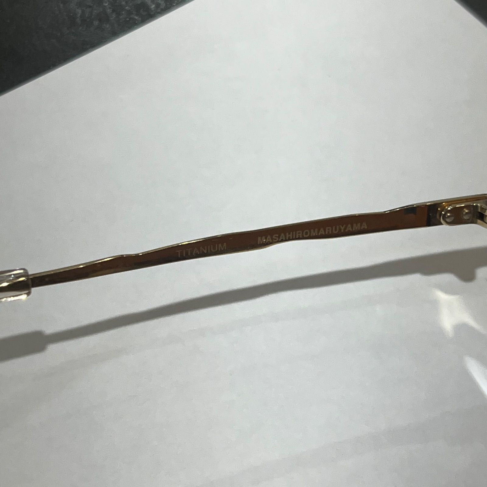 参考上代77000円 MASAHIRO MARUYAMA BROKEN ブローケン メガネ 