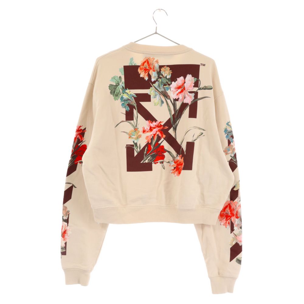 OFF-WHITE (オフホワイト) 19AW フラワーデザイン クルーネック  