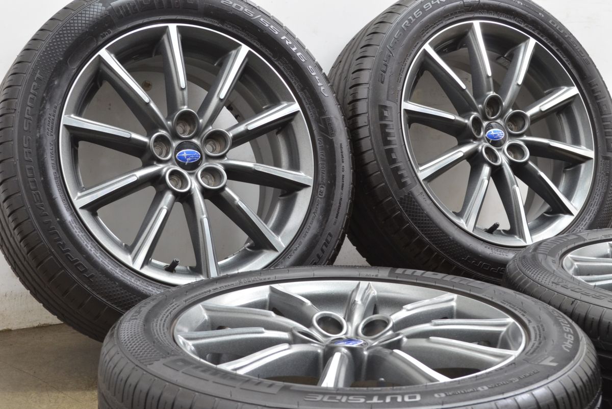 程度良好品】スバル ZC6 BRZ 純正 16in 6.5J +48 PCD100 momo トップ 