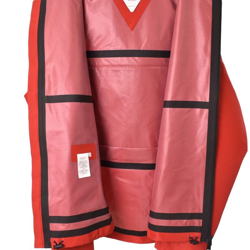 BOTTEGA VENETA / ジップアップナイロンフーデットブルゾン/S/RED/634083 VKU00 ボッテガヴェネタ BOTTEGA VENETA 20AW ジップアップ ナイロン