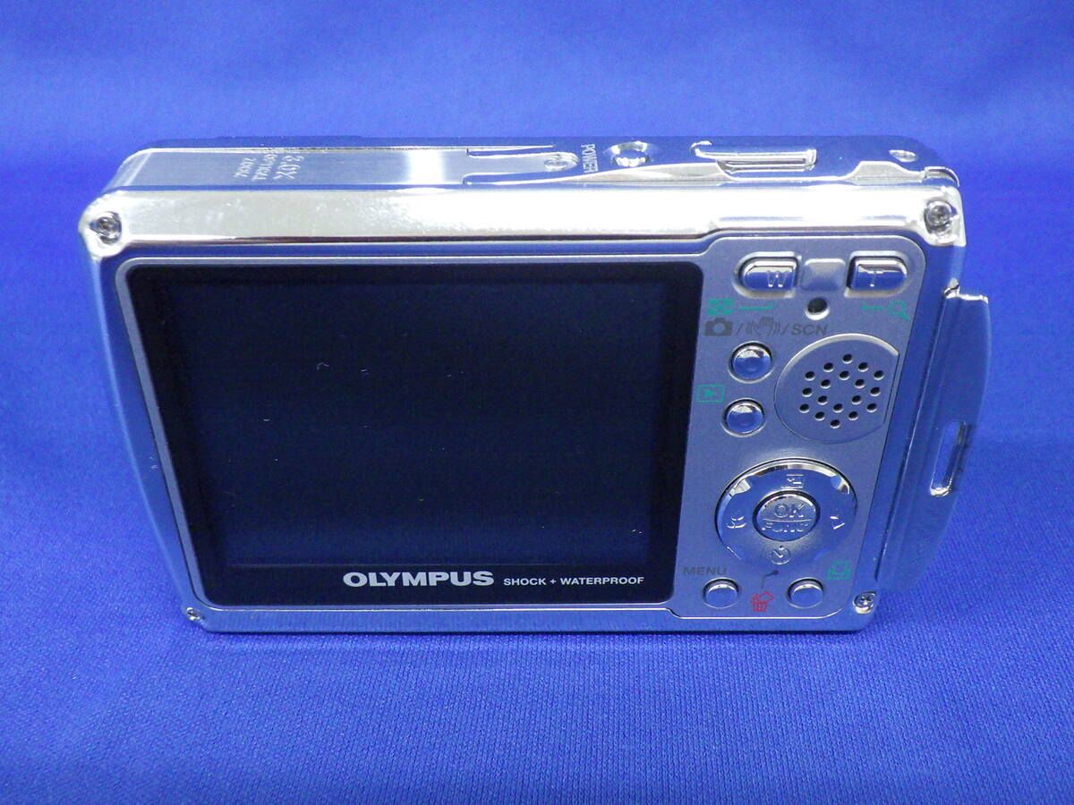 【美品】OLYMPUS μ720SW シャイニーシルバー デジカメ 動作確認済 美品】OLYMPUS μ720SW シャイニーシルバー デジカメ 動作確認済