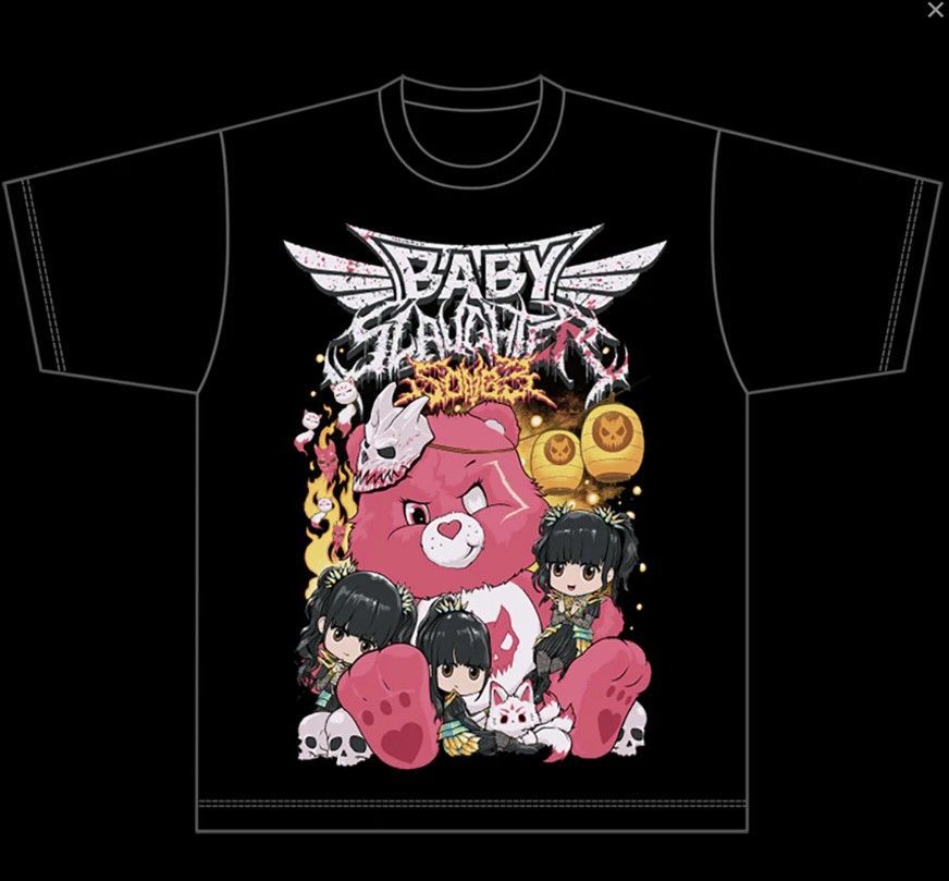 ミュージシャン BABYL BABY SLAUGHTER BEAR TEE XL Slaughter to Prevail x Babymetal - Babyslaugher Bear - T-Shirt