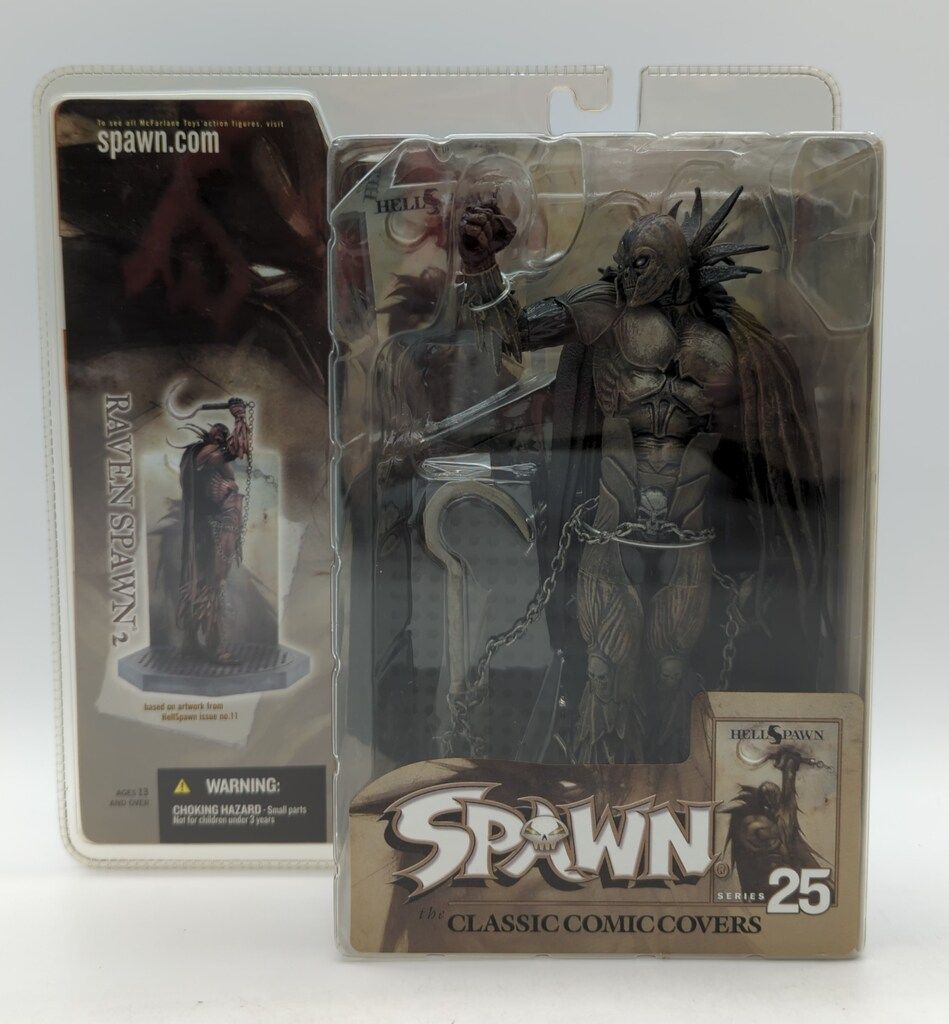McFARLANE TOYS SERIES 25 / CLASSIC COMIC COVERS RAVEN SPAWN
