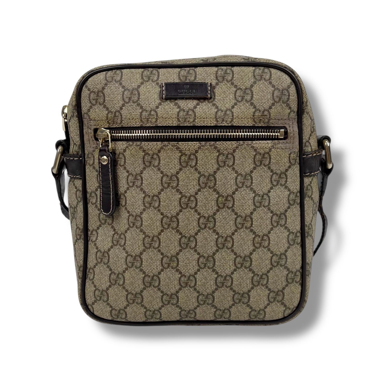 グッチ GUCCI ショルダーバッグ クロスボディバッグ GG柄 PVCレザー 