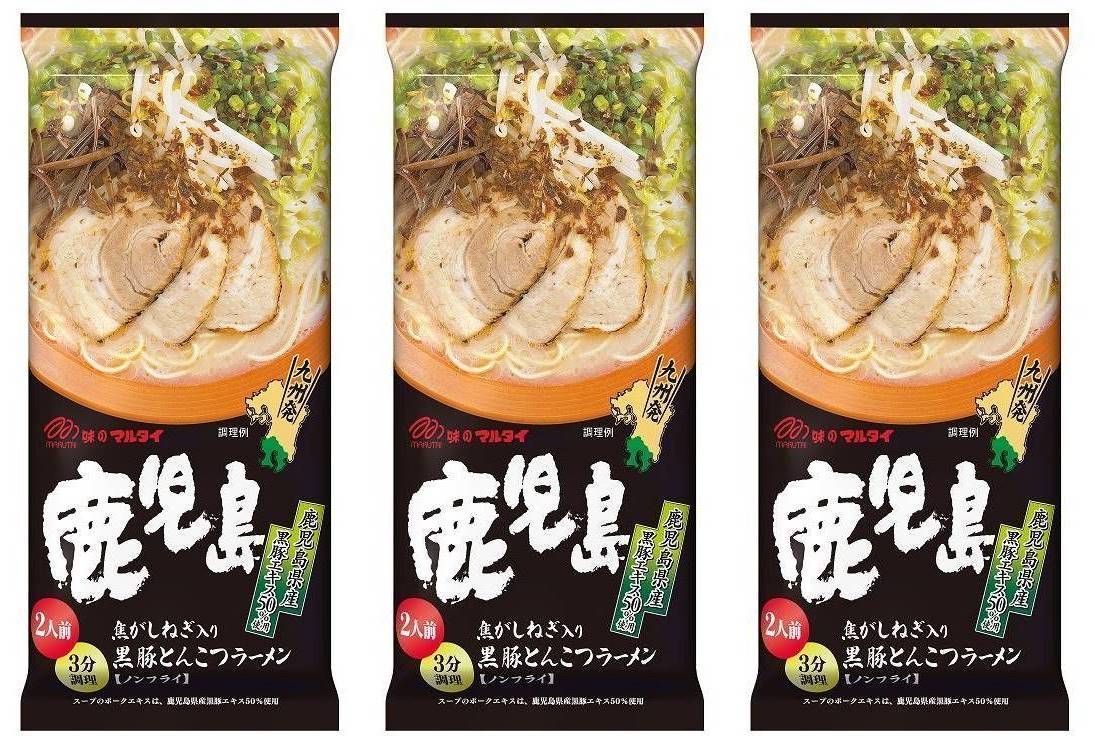 メルカリShops - マルタイ 鹿児島黒豚とんこつラーメン 2人前×3袋セット